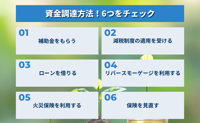 リフォームのお金がない　費用捻出